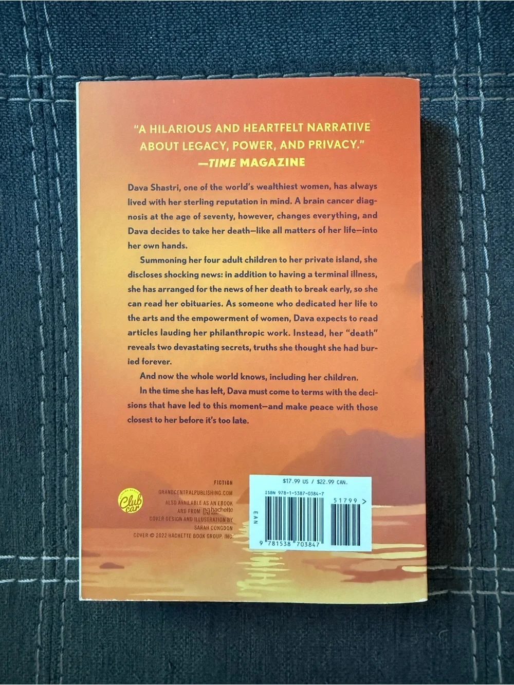 Dava Shastri's Last Day by Kirthana Ramisetti paperback novel read once